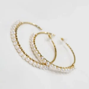 Argollas Pearl-Drop